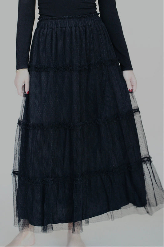 Madeline Polka Dot Tulle Skirt