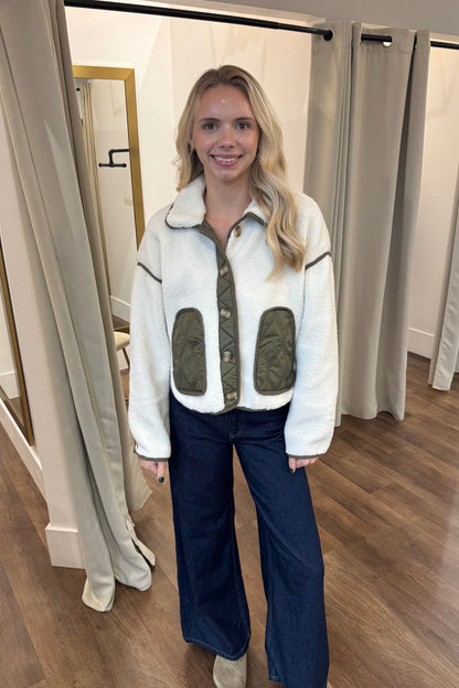 Drew Faux Shearling Jacket