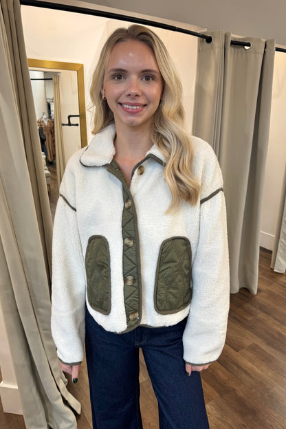 Drew Faux Shearling Jacket