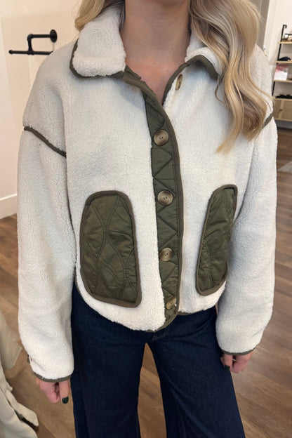 Drew Faux Shearling Jacket