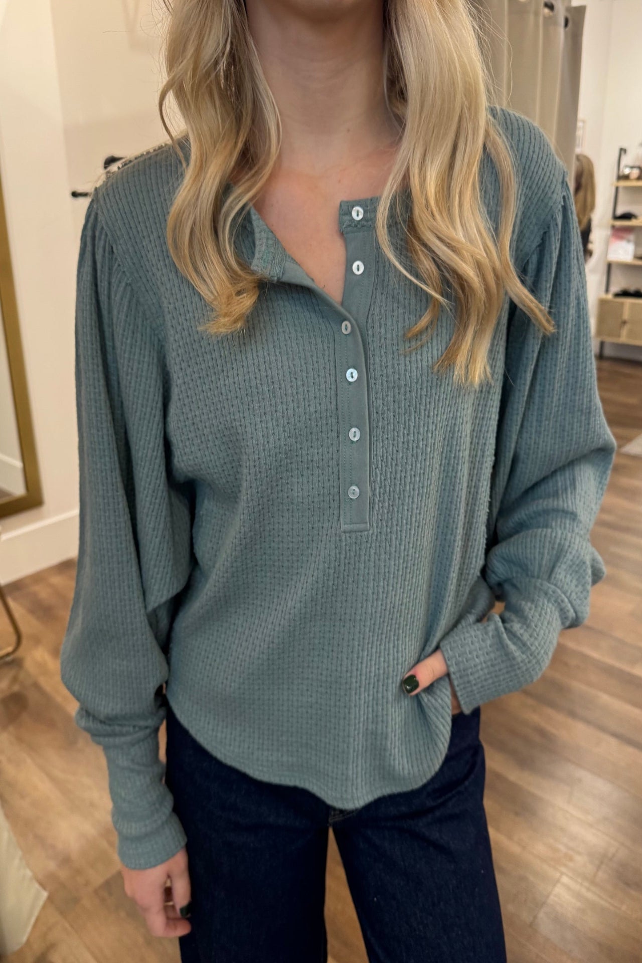 Free People Quinn Knit Top